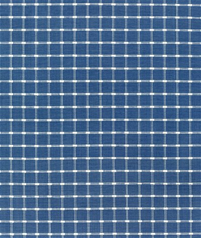 Brunschwig & Fils Lison Check Blue Fabric