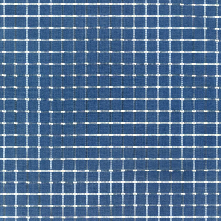 Brunschwig &amp; Fils Lison Check Blue Fabric