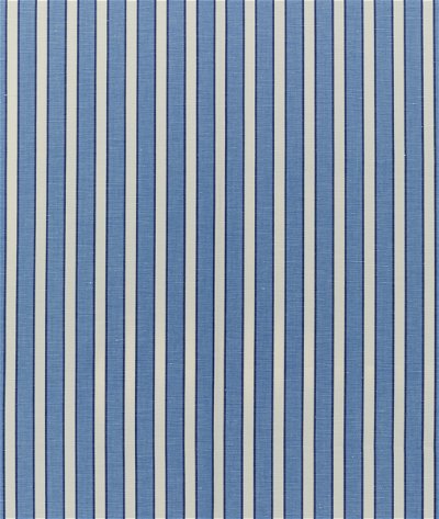 Brunschwig & Fils Rouen Stripe Blue Fabric