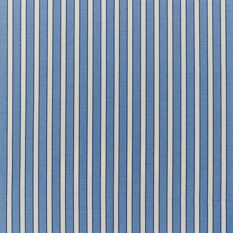 Brunschwig &amp; Fils Rouen Stripe Blue Fabric