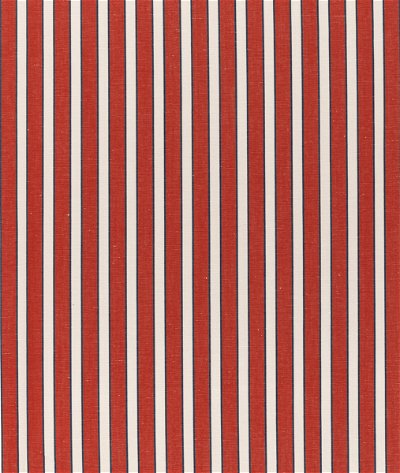 Brunschwig & Fils Rouen Stripe Red Fabric