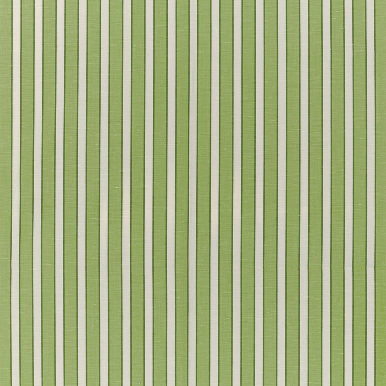 Brunschwig &amp; Fils Rouen Stripe Green Fabric