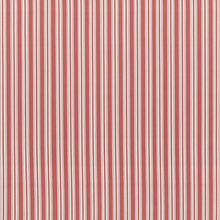 Brunschwig &amp; Fils Selune Stripe Red Fabric
