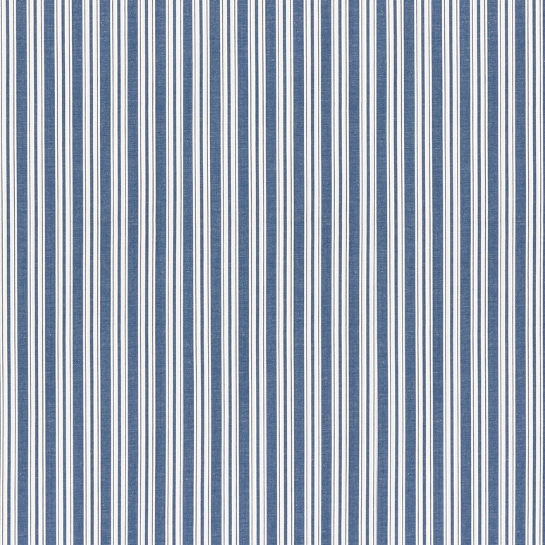 Brunschwig &amp; Fils Selune Stripe Blue Fabric