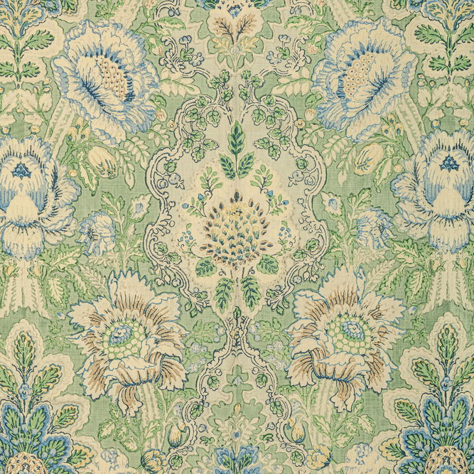 Brunschwig &amp; Fils Carvallo Print Celery Fabric