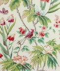 Brunschwig & Fils Gastaud Print Red/Green Fabric