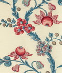 Brunschwig & Fils Le Brun Print Raspberry Fabric