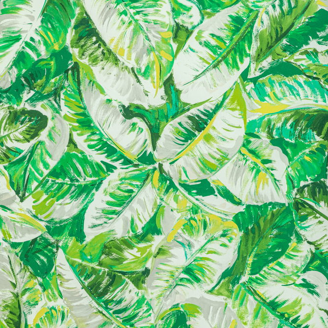 Brunschwig &amp; Fils Diani Print Leaf Fabric
