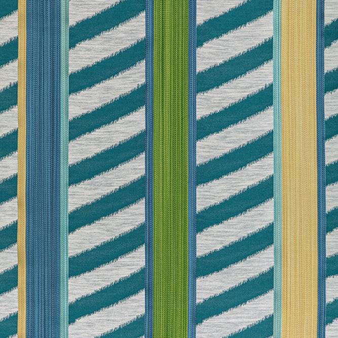 Brunschwig &amp; Fils Mnemba Woven Teal Fabric
