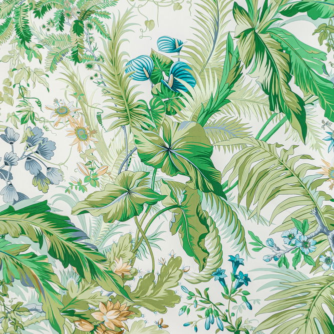 Brunschwig &amp; Fils Majorelle Print Mist Fabric