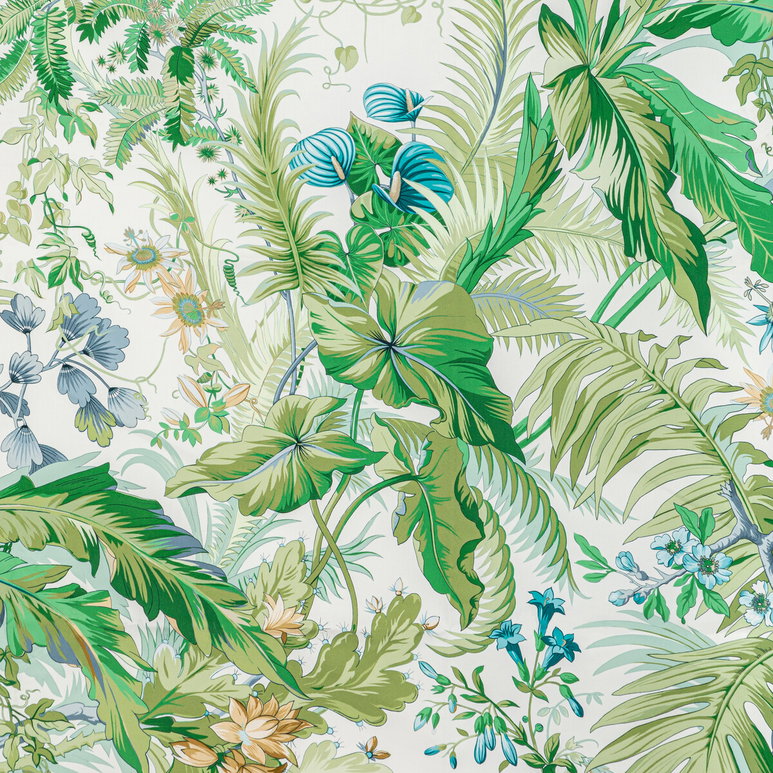 Brunschwig &amp; Fils Majorelle Print Mist Fabric