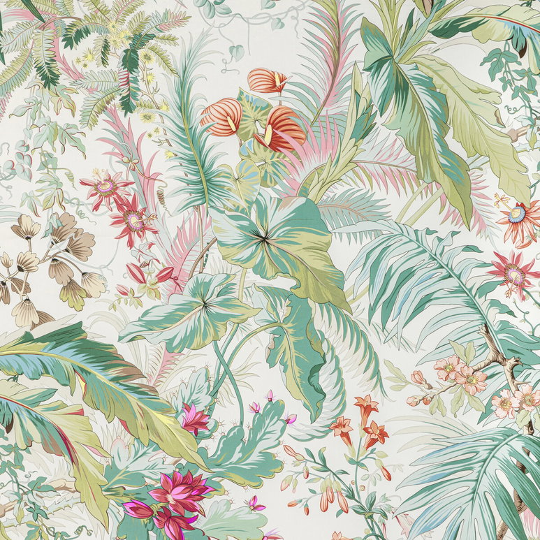 Brunschwig &amp; Fils Majorelle Print Lilac Fabric