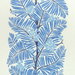 Brunschwig & Fils Palmar Print Blue Fabric