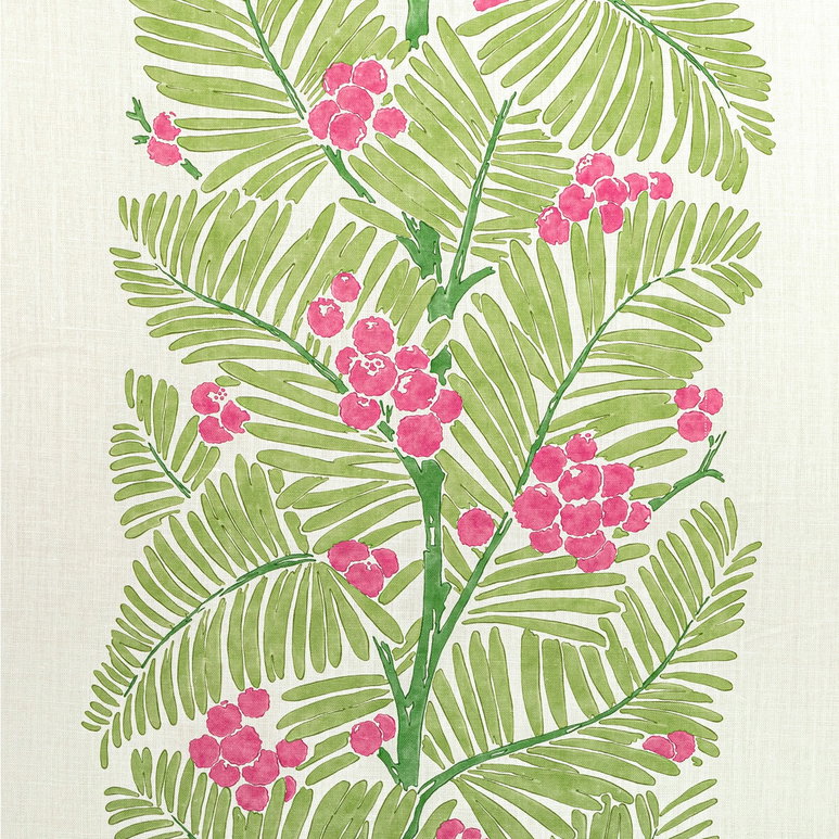 Brunschwig &amp; Fils Palmar Print Spring Fabric