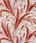 Brunschwig & Fils Vernay Print Red Fabric