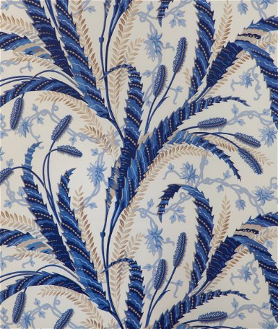 Brunschwig & Fils Vernay Print Blue Fabric