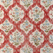 Brunschwig & Fils Ventoux Print Red/Blue Fabric