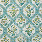 Brunschwig & Fils Ventoux Print Aqua Fabric