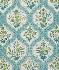 Brunschwig & Fils Ventoux Print Aqua Fabric