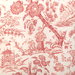 Brunschwig & Fils Marcel Print Red Fabric