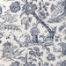 Brunschwig & Fils Marcel Print Navy Fabric