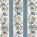 Brunschwig & Fils Lauris Print Blue/Gold Fabric