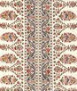 Brunschwig & Fils Visan Print Teal/Rose Fabric