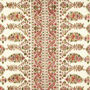 Brunschwig & Fils Visan Print Rose/Leaf Fabric