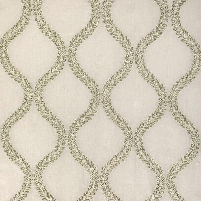 Brunschwig &amp; Fils Camus Sheer Leaf Fabric