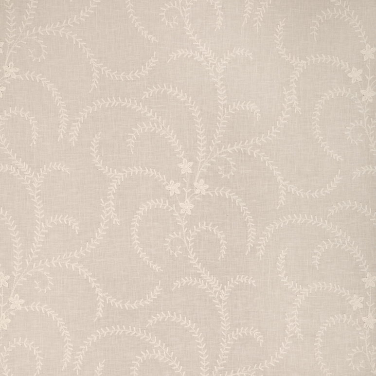 Brunschwig &amp; Fils Gerbaud Sheer Ivory Fabric