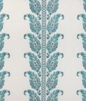 Brunschwig & Fils Yara Paisley Embroidery Lagoon Fabric