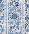 Brunschwig & Fils Saanvi Embroidery Navy/Sky Fabric