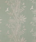 Brunschwig & Fils Manda Embroidery Seafoam Fabric