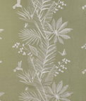 Brunschwig & Fils Manda Embroidery Leaf Fabric