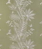 Brunschwig & Fils Manda Embroidery Leaf Fabric