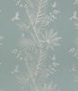 Brunschwig & Fils Manda Embroidery Sky Fabric