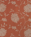 Brunschwig & Fils Maelle Embroidery Terracotta Fabric