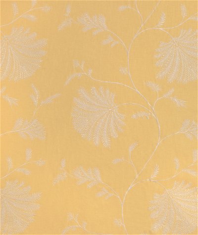 Brunschwig & Fils Maelle Embroidery Canary Fabric