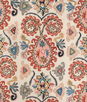 Brunschwig & Fils Lavali Embroidery Coral/Sky Fabric