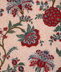 Brunschwig & Fils Anduze Embroidery Red/Blue Fabric