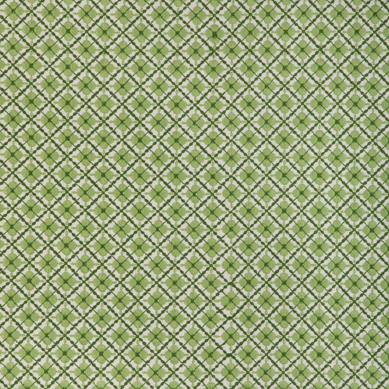 Brunschwig &amp; Fils Ines Embroidery Leaf Fabric