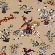 Brunschwig & Fils Nayan Embroidery Beige/Multi Fabric