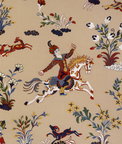Brunschwig & Fils Nayan Embroidery Beige/Multi Fabric