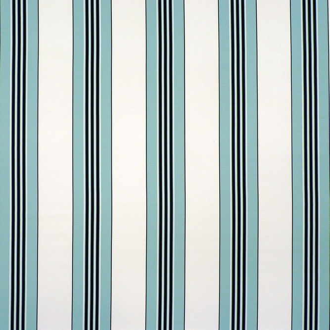 Brunschwig &amp; Fils Rayure II Aqua Fabric