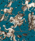 Brunschwig & Fils Cosmique Print Teal Fabric