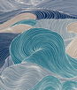 Brunschwig & Fils Tourbillon Print Lapis Fabric
