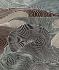 Brunschwig & Fils Tourbillon Print Stone Fabric