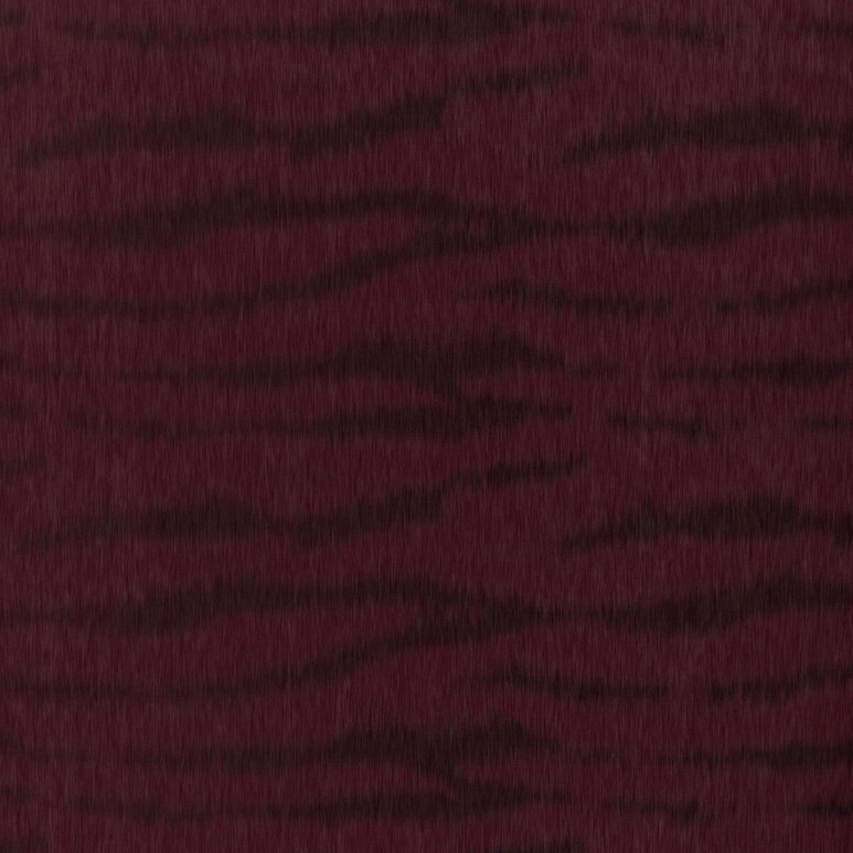 Brunschwig &amp; Fils Tigre Warp Print Plum Fabric