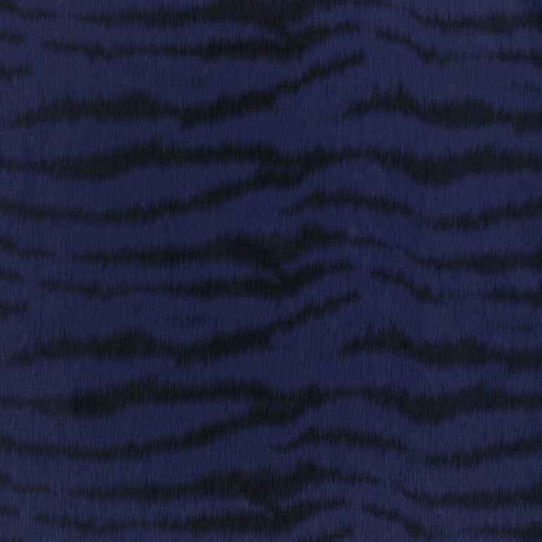 Brunschwig &amp; Fils Tigre Warp Print Lapis Fabric