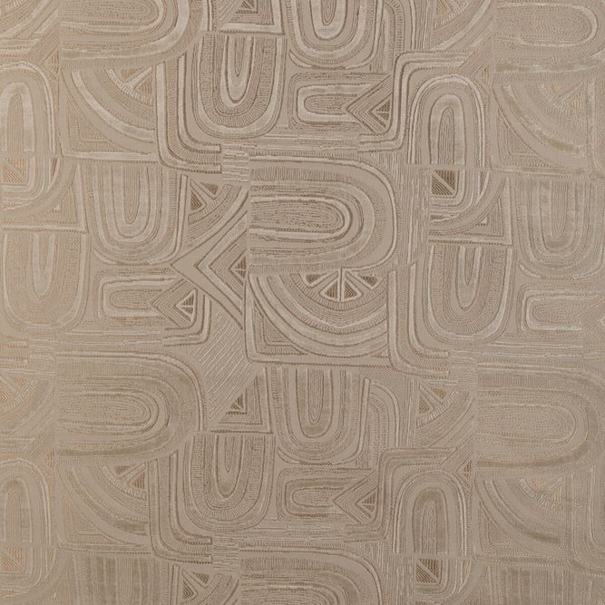 Brunschwig &amp; Fils Timbre Velvet Beige Fabric